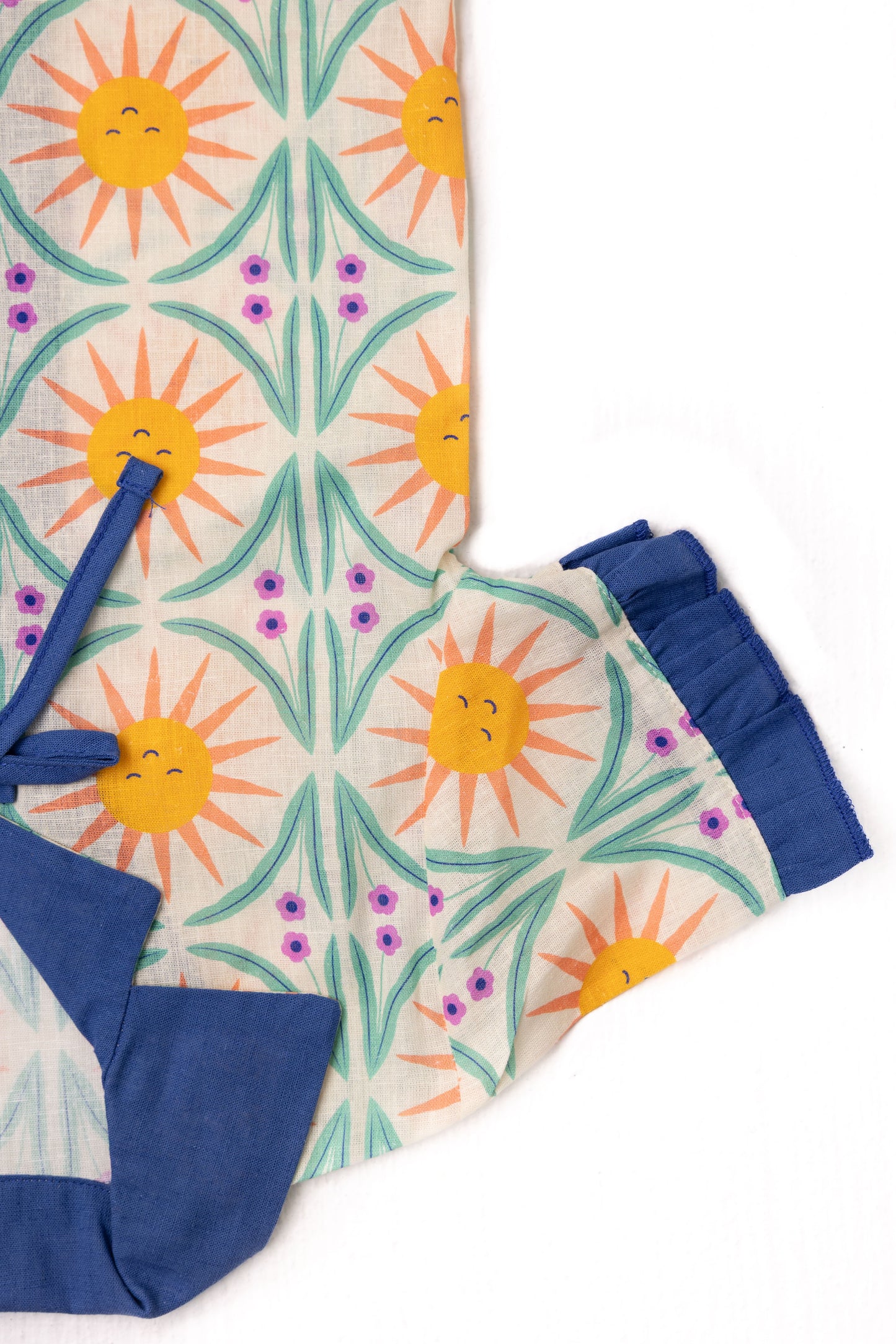 Sun Print Girls' Two-Piece Outfit Set