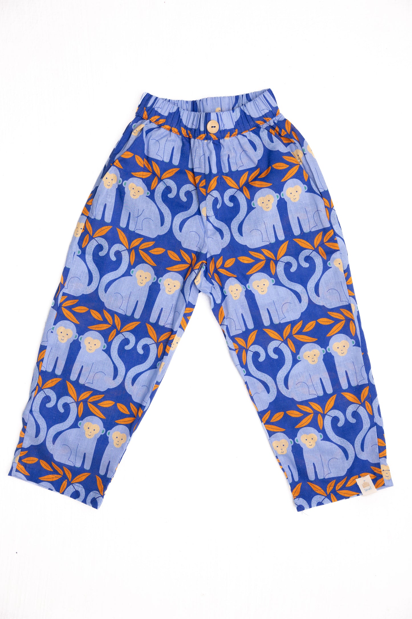Blue Monkey Two-Piece Set