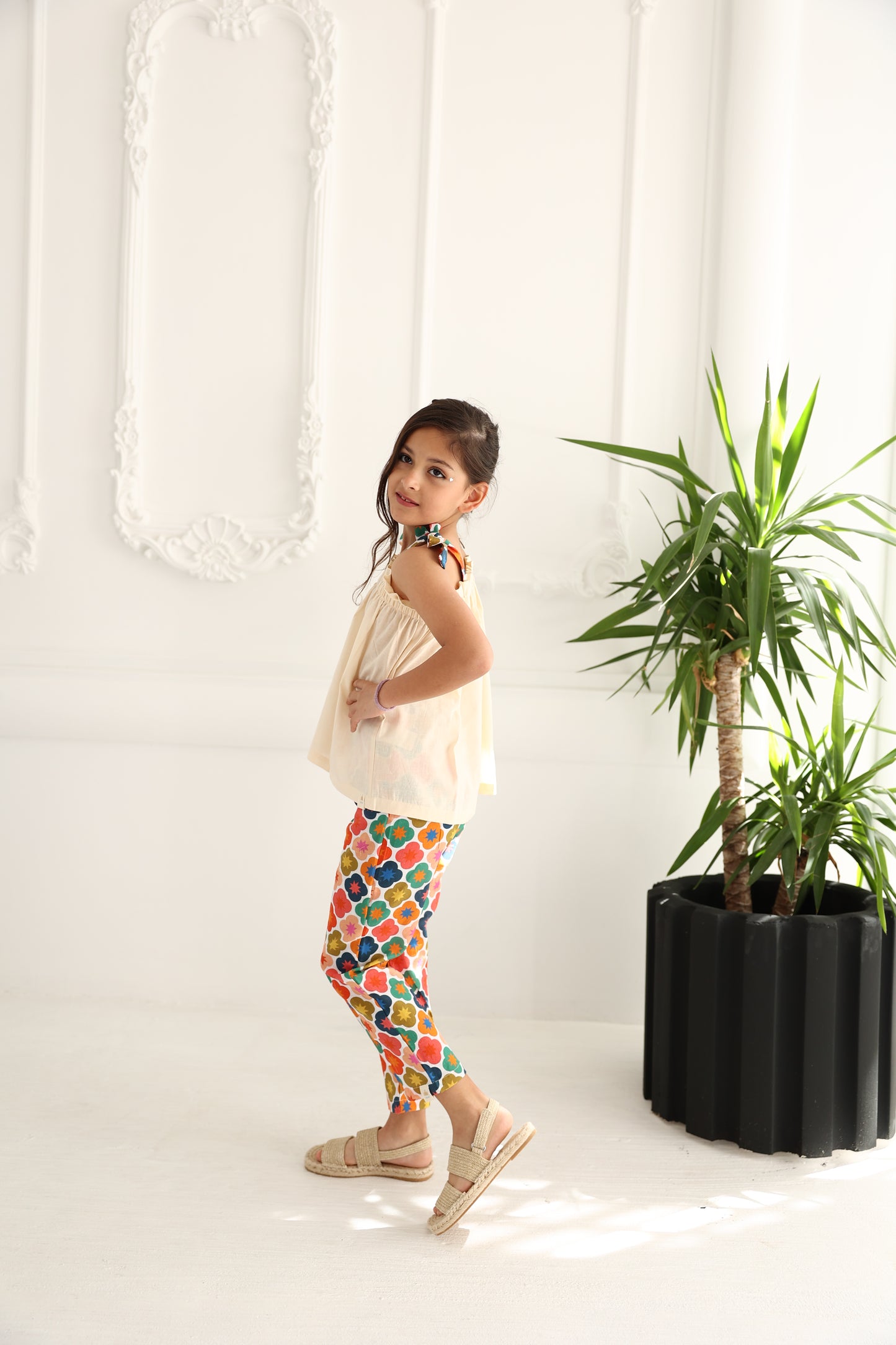Tropical Bloom Girl Top