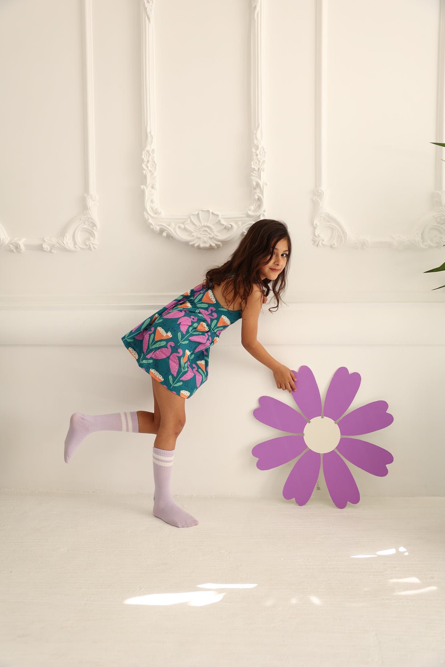 Flamingo Garden Dress