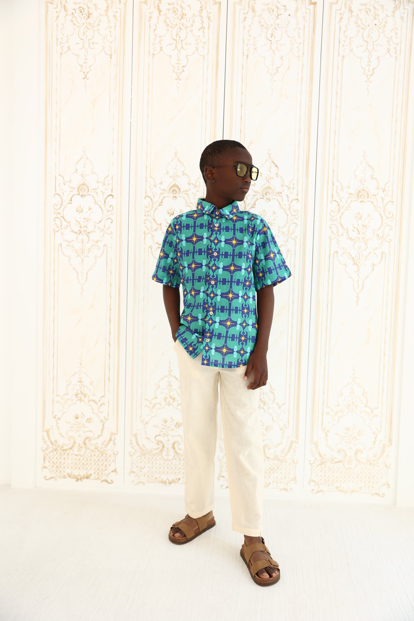 Vibrant Boys' Two-Piece Outfit Set