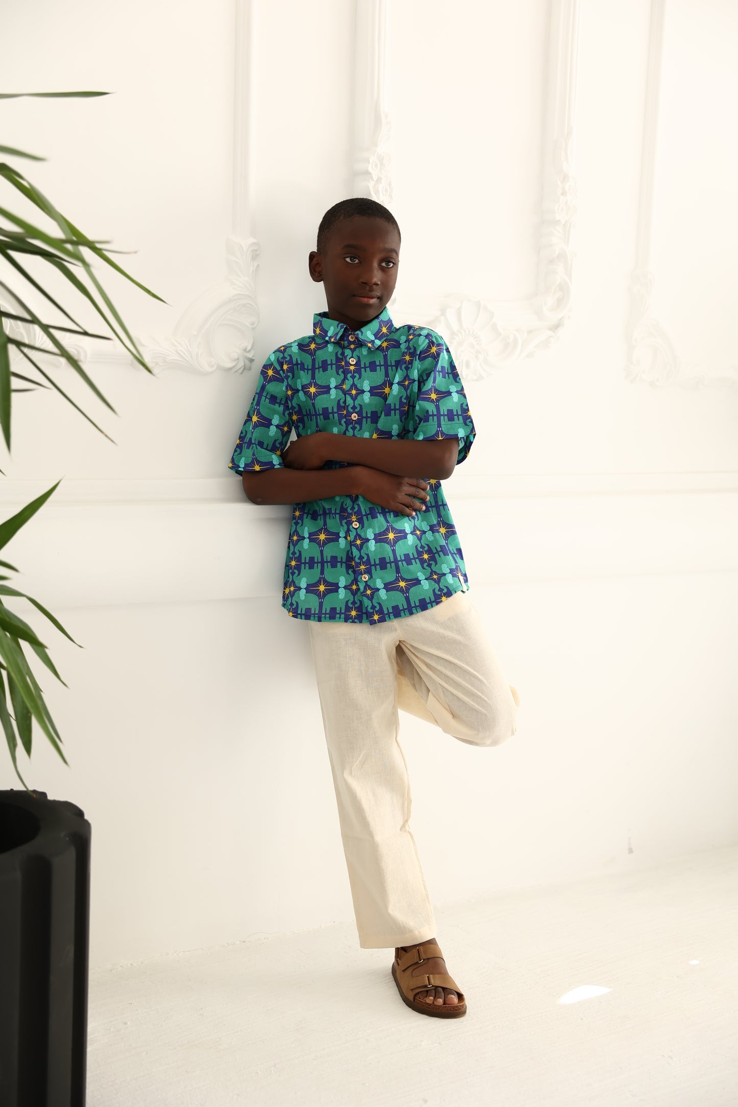 Vibrant Boys' Two-Piece Outfit Set
