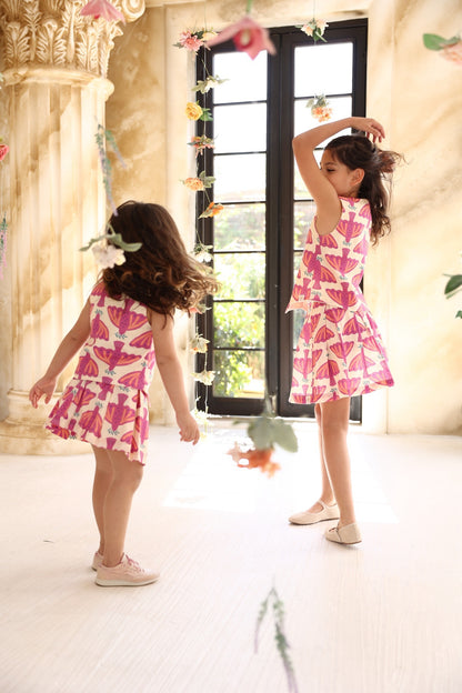 Bird Nest Girls' Two-Piece Outfit Set