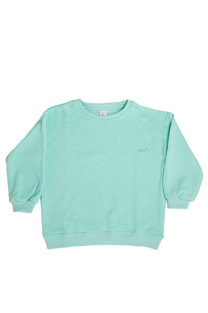 Unisex Sky Blue Basic Sweatshirt