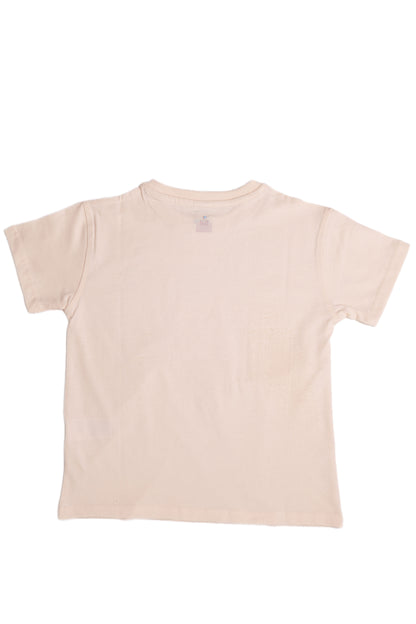 Unisex Beige Basic T-shirt